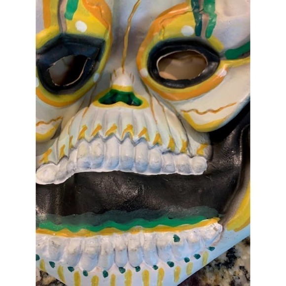 RUBIES Costume SKELETON Mask Scary Creepy One Size - Picture 4 of 5